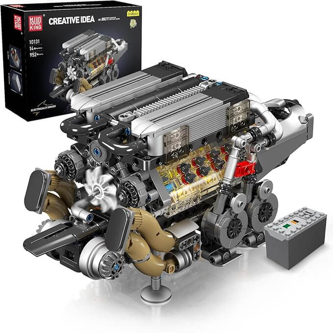 Mould King 10131 Technik W16 Construction Engine Blocks