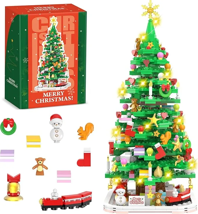 Christmas tree building blocks