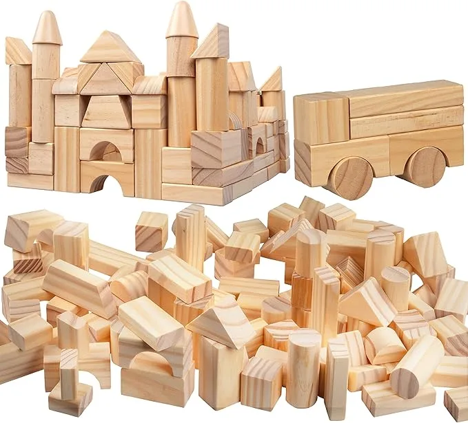 Wooden budling blocks