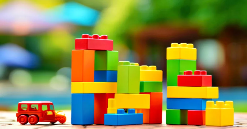 Discover LEGO Duplo with Peppa Pig's Family 4 duplo set