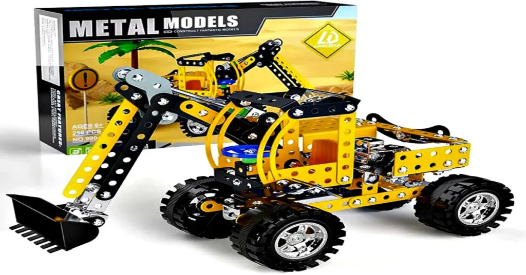 4 Metal Building Blocks Benefits - Durable, Innovative, and Creative STEM Toys 2 Metal building blocks sets