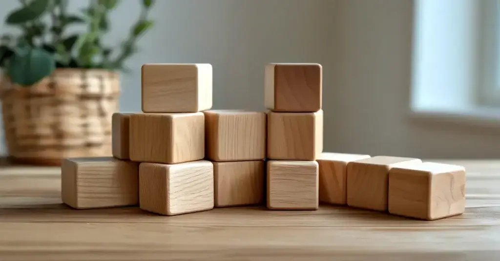 Giocattoli da costruzione di legno